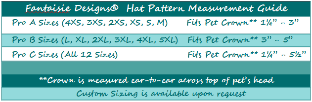 FD Hat Size Chart